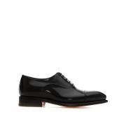 Santoni Klassiska Oxfordskor Black, Herr