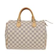 Louis Vuitton Vintage Pre-owned Canvas louis-vuitton-vskor Beige, Dam