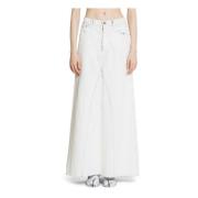 Maison Margiela Vintage Vit Denim Jeans White, Dam