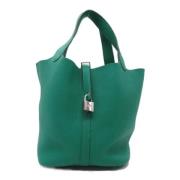 Hermès Vintage Pre-owned Laeder handvskor Green, Dam