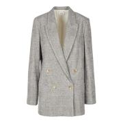 Alysi Stilren Blazer för Kvinnor Gray, Dam