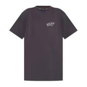 Anine Bing Tryckt T-shirt Gray, Dam