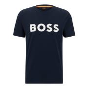 Boss Herr T-shirt med korta ärmar Blue, Herr