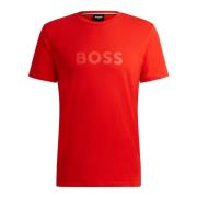 Boss Ekologisk bomull herr T-shirt Red, Herr