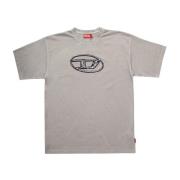 Diesel Misty Rose T-Boxt-Q22 T-Shirt Gray, Herr