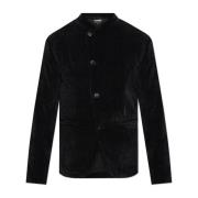 Emporio Armani Corduroy blazer Black, Herr