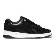 Michael Kors Rebel Svart Läder Sneaker Black, Dam