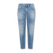 Dolce & Gabbana Blå Bomull Denim Jeans Blue, Herr