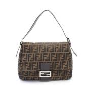 Fendi Vintage Pre-owned Canvas fendi-vskor Brown, Dam