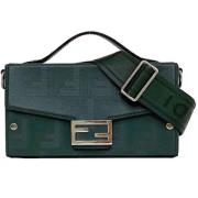 Fendi Vintage Pre-owned Laeder fendi-vskor Green, Dam