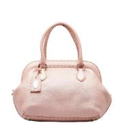 Fendi Vintage Pre-owned Laeder handvskor Pink, Dam