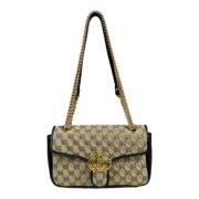 Gucci Vintage Pre-owned Canvas gucci-vskor Beige, Dam