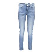 Guess Ljusblå Bomullsjeans & Byxor, Ultra Skinny Blue, Dam