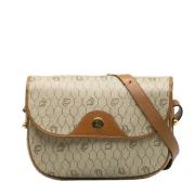 Dior Vintage Pre-owned Canvas crossbodyvskor Gray, Dam