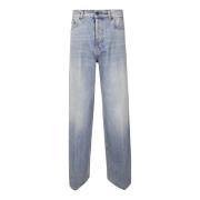 Haikure Bred Fem Ficka Jeans Blue, Dam