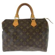 Louis Vuitton Vintage Pre-owned Canvas handvskor Brown, Dam