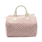 Louis Vuitton Vintage Pre-owned Canvas handvskor White, Dam