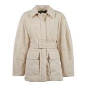 Jacquemus Stilfull Bari Jacka Beige, Dam