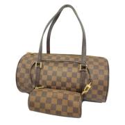 Louis Vuitton Vintage Pre-owned Tyg louis-vuitton-vskor Brown, Dam