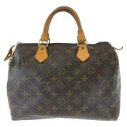 Louis Vuitton Vintage Pre-owned Canvas handvskor Brown, Dam