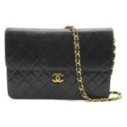 Chanel Vintage Pre-owned Laeder chanel-vskor Black, Dam