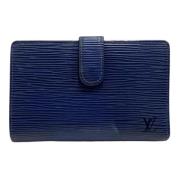 Louis Vuitton Vintage Pre-owned Laeder plnbcker Blue, Dam