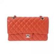 Chanel Vintage Pre-owned Laeder chanel-vskor Orange, Dam