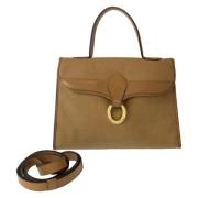 Dior Vintage Pre-owned Canvas handvskor Brown, Dam