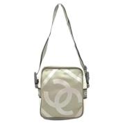 Chanel Vintage Pre-owned Canvas chanel-vskor White, Dam