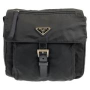 Prada Vintage Pre-owned Canvas prada-vskor Black, Herr