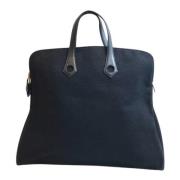 Hermès Vintage Pre-owned Canvas totevskor Black, Dam