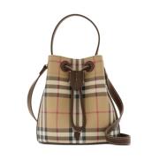 Burberry Stiliga Dragsko Hinkväskor Beige, Dam