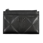 Calvin Klein Svart Damplånbok med Dragkedja Black, Dam