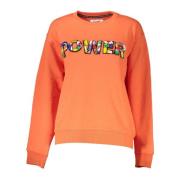 Desigual Orange Sweatshirt med Logo Orange, Dam