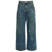 Helmut Lang Vida Ben Målare Jeans Blue, Dam