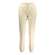 K-Way Sportiga Beige Byxor med Elastisk Midja Beige, Dam