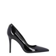 Pinko Svarta Stilettoskor med Love Birds Logo Black, Dam