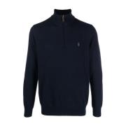 Polo Ralph Lauren Hunter Navy Pullover Sweater Blue, Herr