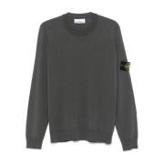 Stone Island Grå Sweatshirt Aw24 Gray, Herr