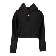 Tommy Hilfiger Huvtröja Svart Långärmad Logo Black, Dam