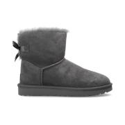 UGG W Mini Bailey Bow II mocka snö stövlar Gray, Dam