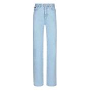 Dolce & Gabbana Klassiska Straight Fit Denim Jeans Blue, Dam