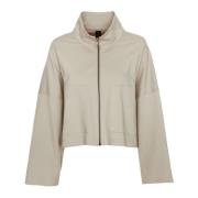 Drykorn Oversized Sweat Jacket Beige, Dam