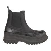 Ganni Stilren Outdoor Chelsea Boot Black, Dam