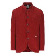 Luis Trenker Corduroy Blazer Red, Herr