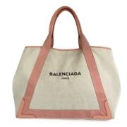 Balenciaga Vintage Pre-owned Canvas totevskor Pink, Dam