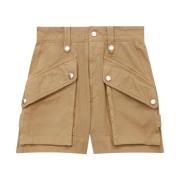 Isabel Marant Étoile Brun Shorts Höst Vinter Mode Brown, Dam