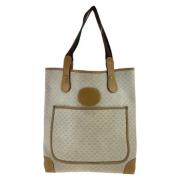 Gucci Vintage Pre-owned Canvas gucci-vskor Beige, Dam