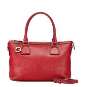 Gucci Vintage Pre-owned Laeder gucci-vskor Red, Dam