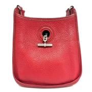 Hermès Vintage Pre-owned Laeder crossbodyvskor Red, Dam